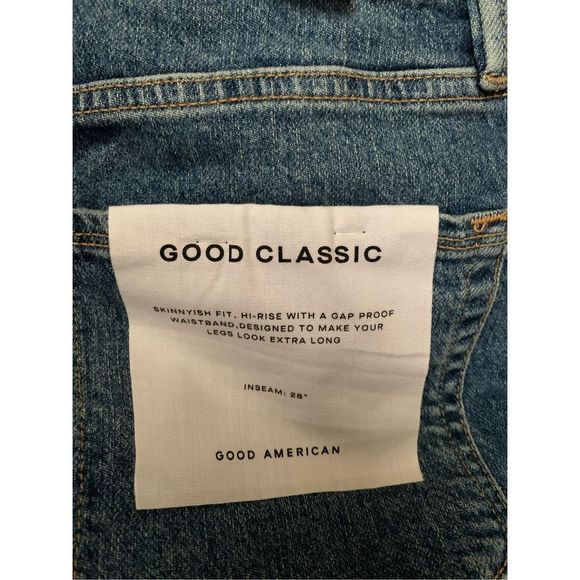 Good American Jeans, Skinnyish Fit, Hi- Rise, Size 12/31, NWT. - Picture 10 of 11